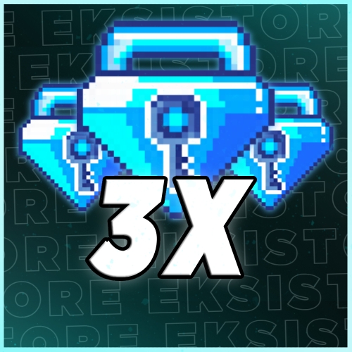  ★ Growtopia 3x Blue Gem Lock  Anında Teslimat ★